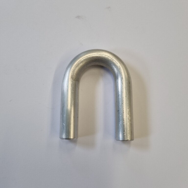 Aluminium bocht 180 graden 12 mm ( R=30mm )