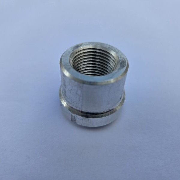 Aluminium weld adaptor M18 x 1,5 mm thread