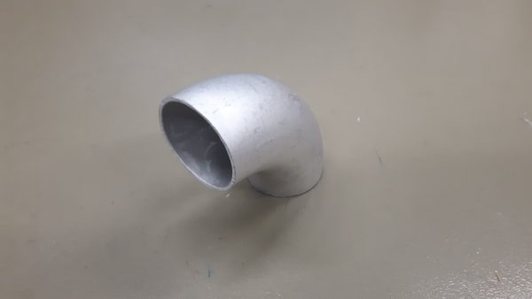 Aluminium lasbocht 90 graden 60 x 3 mm / kort-1867