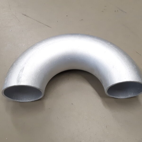Aluminium lasbocht 180 graden 56 x 3 mm / kort-0
