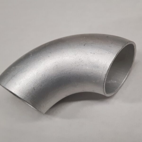 Aluminium lasbocht 90 graden 60 x 2 mm / kort-0
