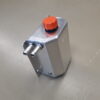 Universele aluminium olie catchtank 1,5 ltr aansluitingen Ø 13 mm / links