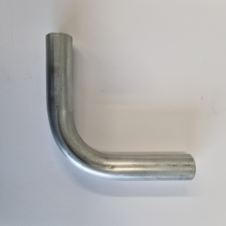 Alu lasbocht 90 graden 12 x 2,0  mm  ( R=24 mm )