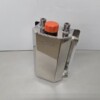 20260126_125915 Universele aluminium olie catchtank 2,0 ltr aansluitingen 1/2' BSP / verchroomd.