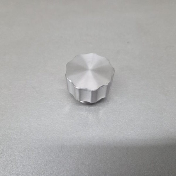 Filler-cap aluminium Ø 43 mm  L= 35 mm