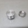 Vuldop aluminium Ø 43 mm  L= 35 mm +lasbus staal 37