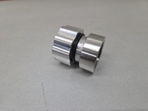 Vuldop aluminium Ø 43 mm  L= 35 mm +lasbus staal 37