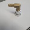 Messing schläuch anschluß 90 grad 8 mm  + aluminium schweiß adaptor 1/8' NPT