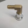 20260806_074032 Brass right-angle 90 degree hose barb for 8 mm ID hose, 1/4″ NPT thread + alu thread bush.